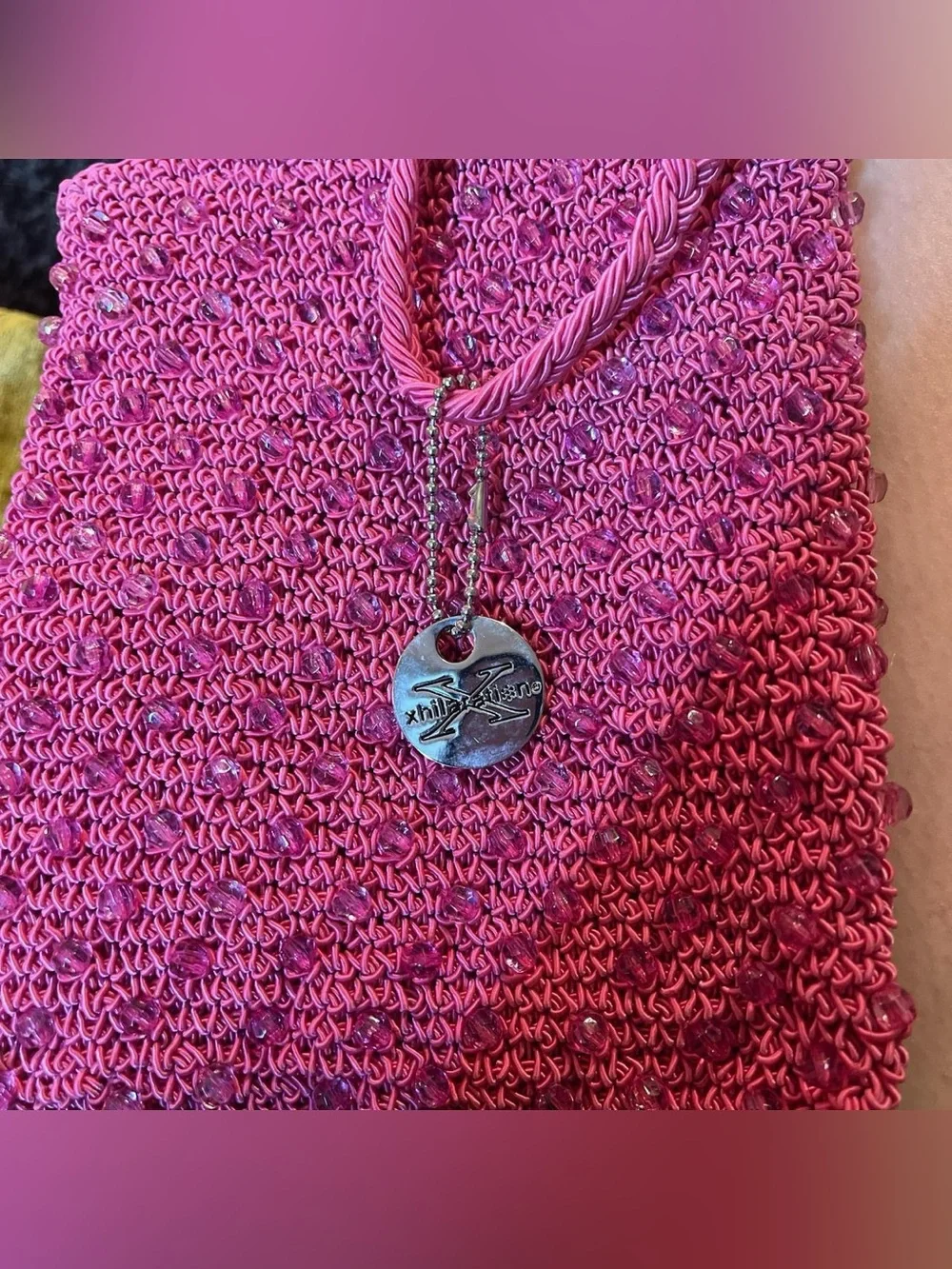 Xhilaration pink beaded